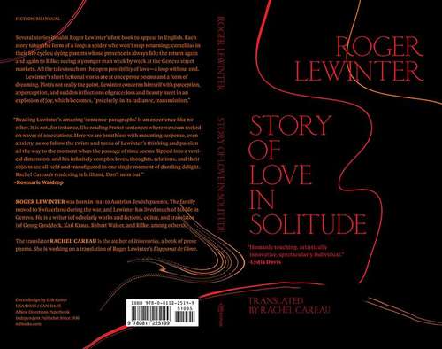 Book cover of Story of Love in Solitude