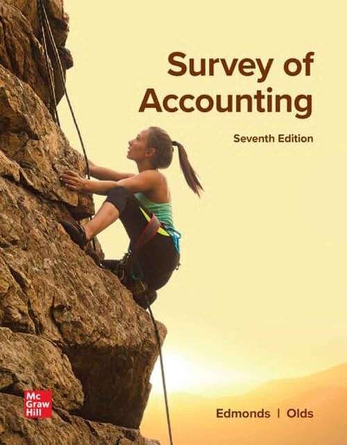 Book cover of Survey of Accounting (Seventh Edition)