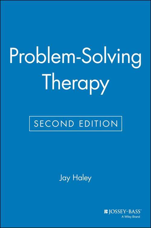 Book cover of Problem-Solving Therapy