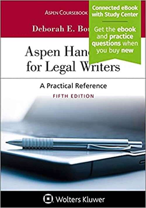 Book cover of Aspen Handbook for Legal Writers: A Practical Reference (Fifth Edition)