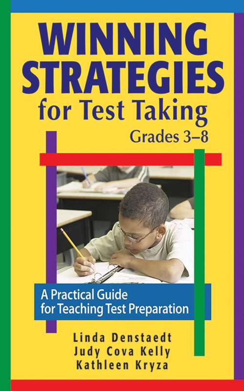 Book cover of Winning Strategies for Test Taking, Grades 3-8: A Practical Guide for Teaching Test Preparation