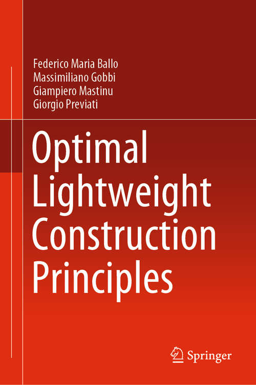 Book cover of Optimal Lightweight Construction Principles (1st ed. 2021)