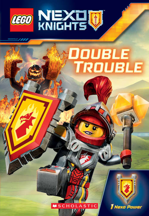 Book cover of Double Trouble: Chapter Book) (LEGO NEXO Knights)