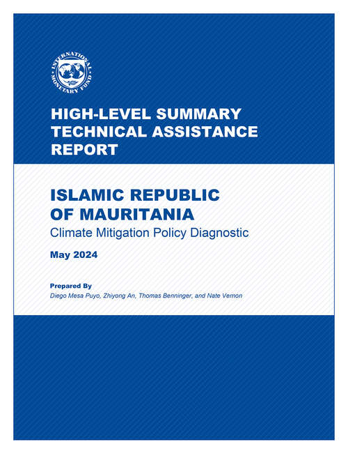 Book cover of Islamic Republic of Mauritania: Climate Mitigation Policy Diagnostic