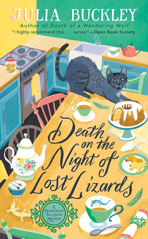 Book cover of Death on the Night of Lost Lizards (A HUNGARIAN TEA HOUSE MYSTERY #3)