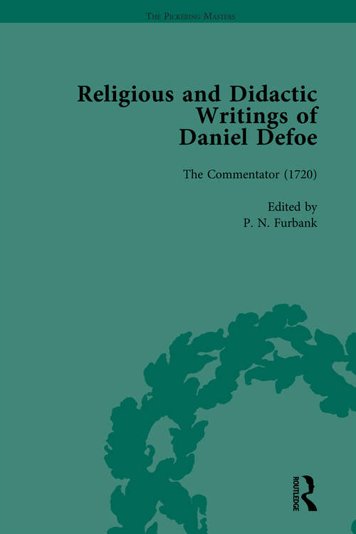 Book cover of Religious and Didactic Writings of Daniel Defoe, Part II vol 9