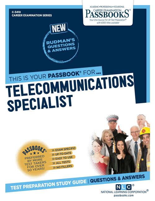 Book cover of Telecommunications Specialist: Passbooks Study Guide (Career Examination Series)