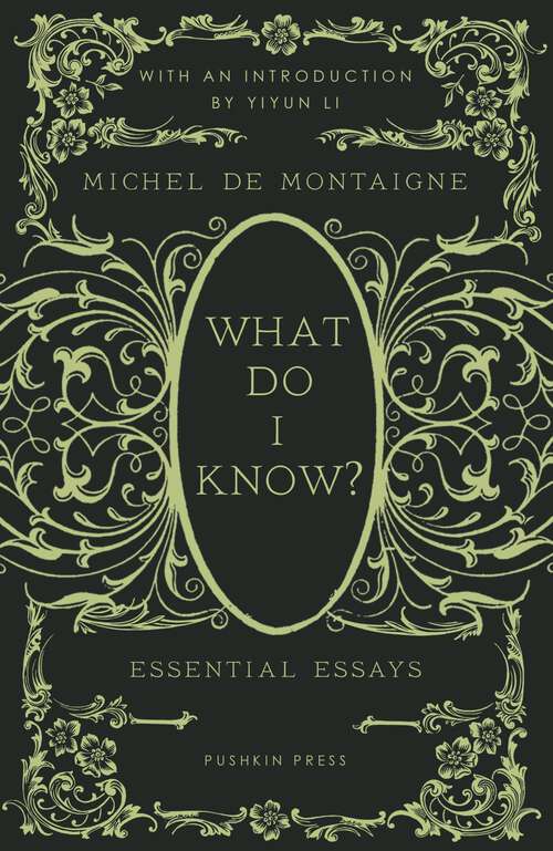 Book cover of What Do I Know?: Essential Essays