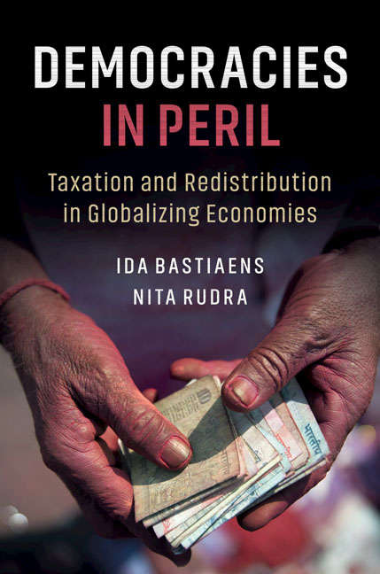 Book cover of Democracies in Peril: Taxation and Redistribution in Globalizing Economies