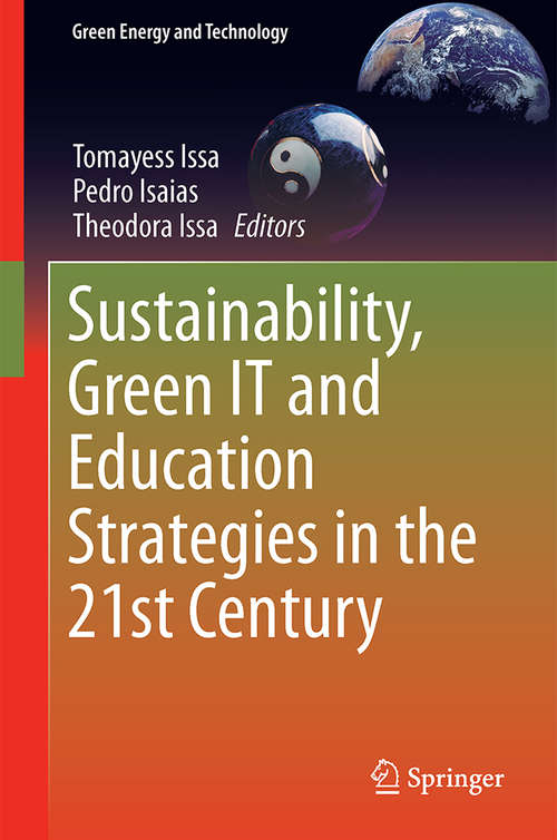 Book cover of Sustainability, Green IT and Education Strategies in the Twenty-first Century