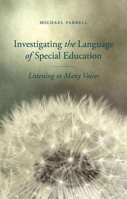 Book cover of Investigating the Language of Special Education