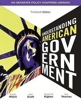 Book cover of Understanding American Government - No Separate Policy Chapters
