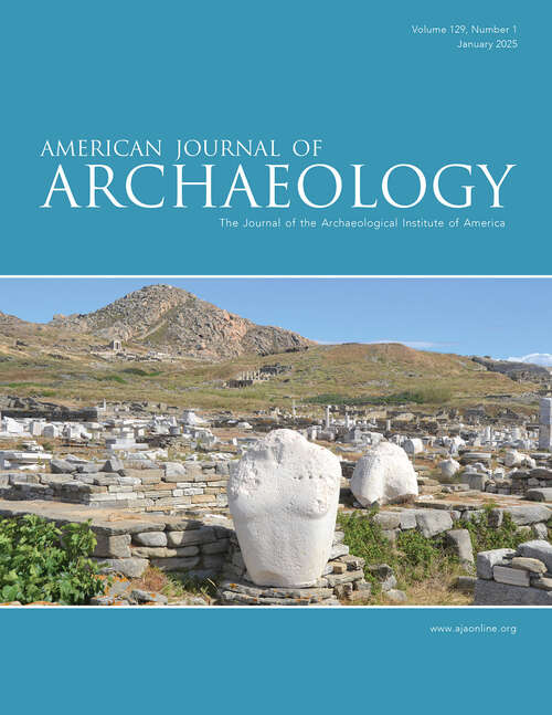 Book cover of American Journal of Archaeology, volume 129 number 1 (January 2025)