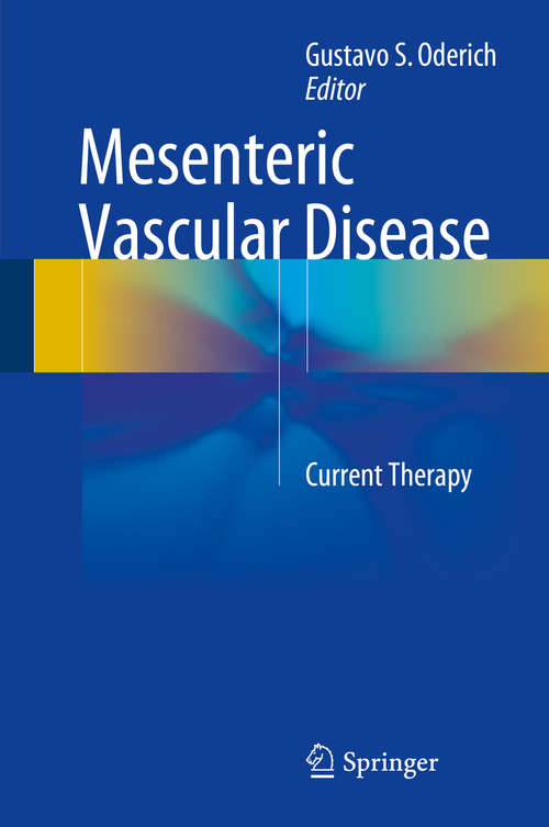 Book cover of Mesenteric Vascular Disease