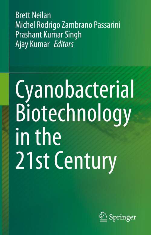 Book cover of Cyanobacterial Biotechnology in the 21st Century (1st ed. 2023)