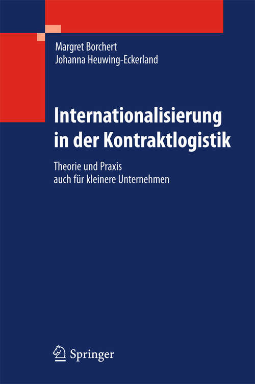 Book cover of Internationalisierung in der Kontraktlogistik