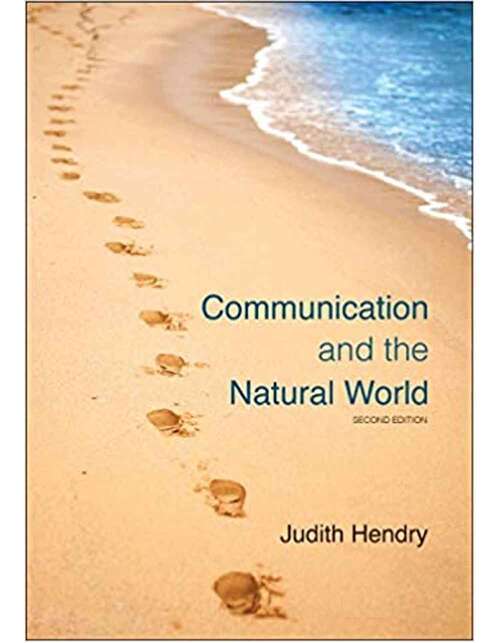 Book cover of Communication And The Natural World (2)