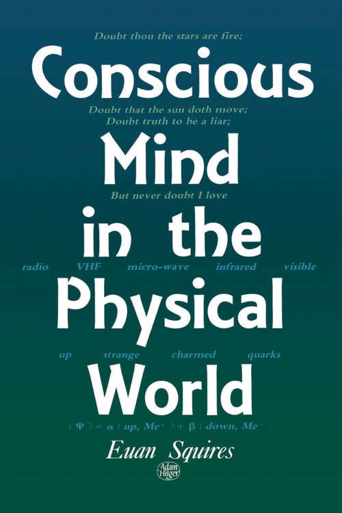 Book cover of Conscious Mind in the Physical World (1)