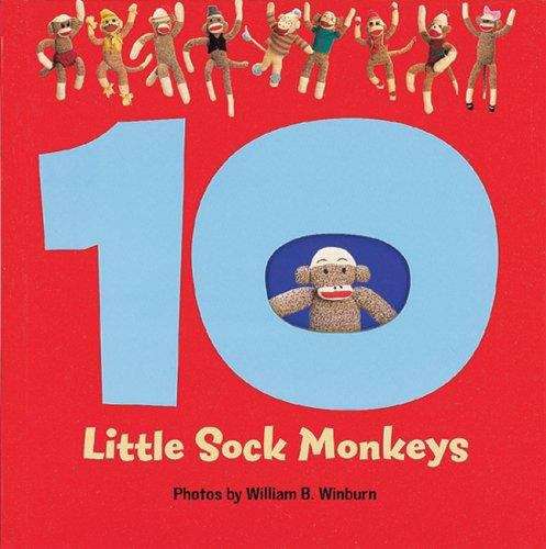 Book cover of 10 Little Sock Monkeys