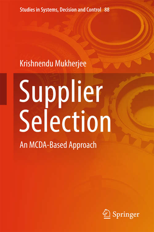 Book cover of Supplier Selection