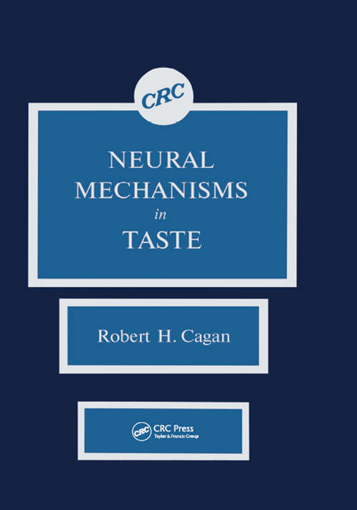 Book cover of Neural Mechanisms in Taste