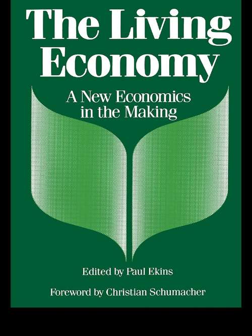 Book cover of The Living Economy