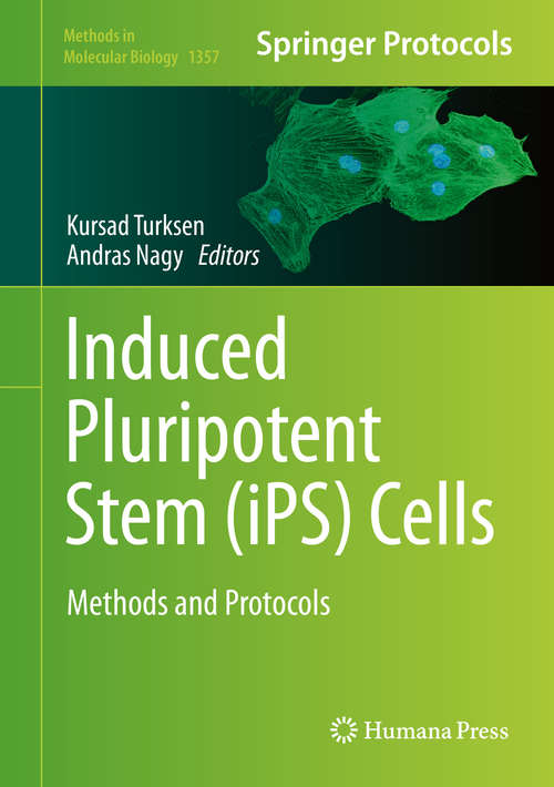 Book cover of Induced Pluripotent Stem (iPS) Cells