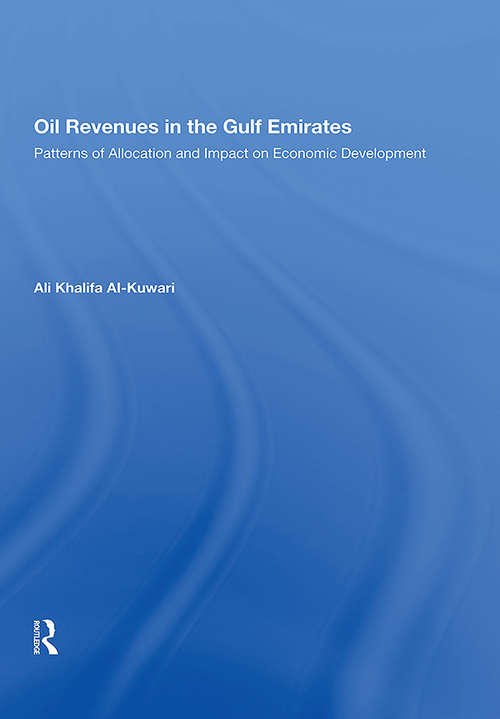 Book cover of Oil Revenues In The Gulf/h