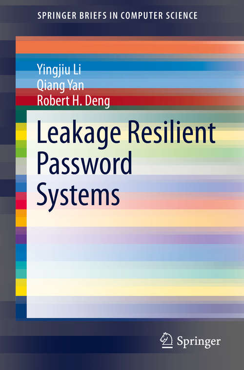 Book cover of Leakage Resilient Password Systems