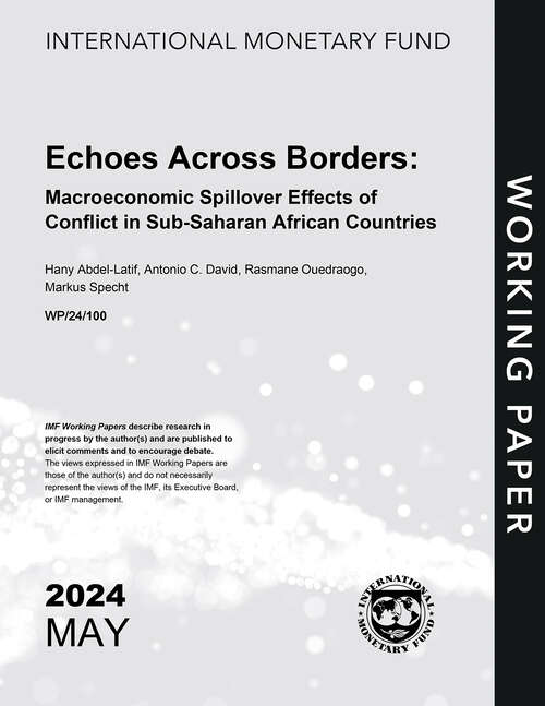 Book cover of Echoes Across Borders: Macroeconomic Spillover Effects of Conflict in Sub-Saharan Africa