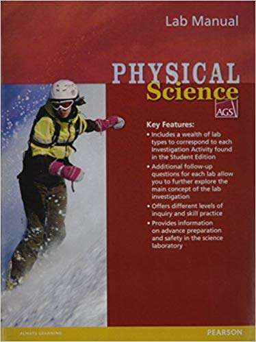 Book cover of Lab Manual PHYSICAL Science AGS
