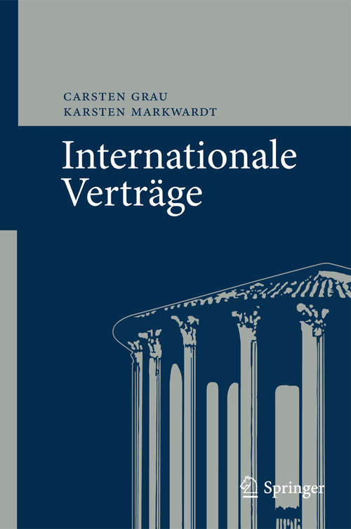 Book cover of Internationale Verträge