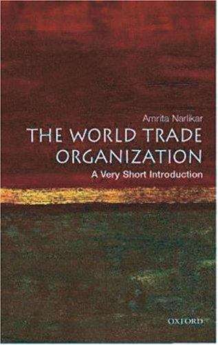 Book cover of The World Trade Organization: A Very Short Introduction