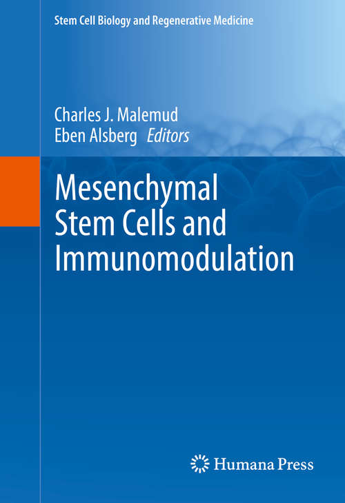 Book cover of Mesenchymal Stem Cells and Immunomodulation