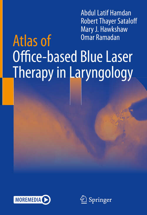 Book cover of Atlas of Office-based Blue Laser Therapy in Laryngology