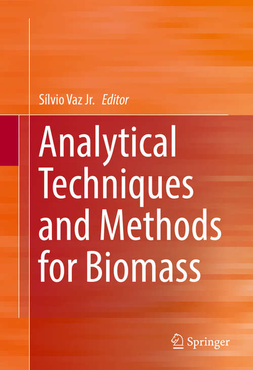 Book cover of Analytical Techniques and Methods for Biomass