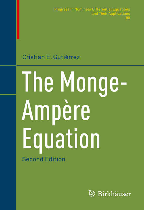 Book cover of The Monge-Ampère Equation