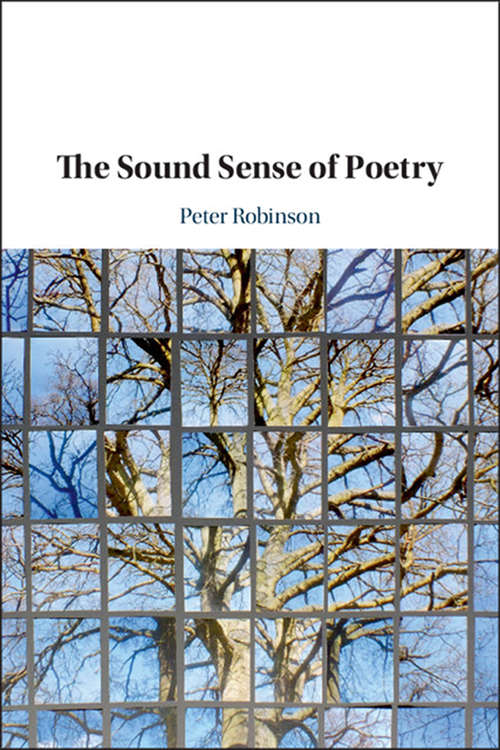 Book cover of The Sound Sense of Poetry: Volume 1