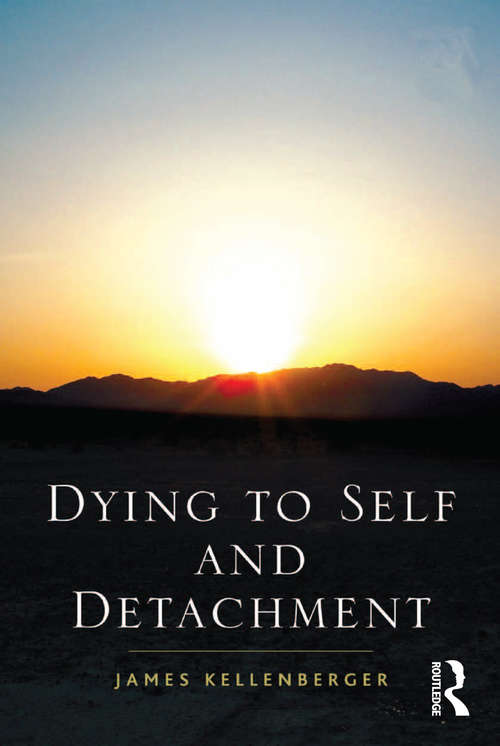 Book cover of Dying to Self and Detachment