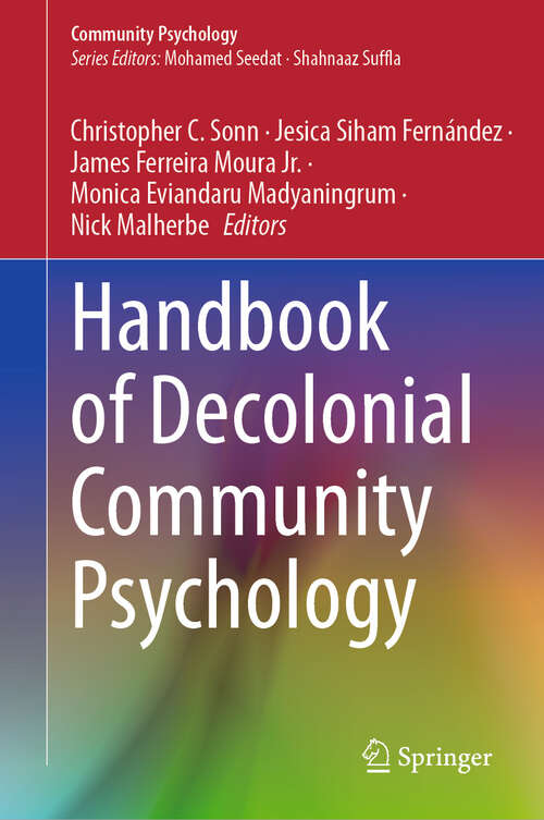 Book cover of Handbook of Decolonial Community Psychology (Community Psychology)