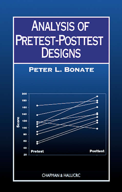 Book cover of Analysis of Pretest-Posttest Designs (1)