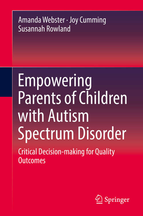 Book cover of Empowering Parents of Children with Autism Spectrum Disorder