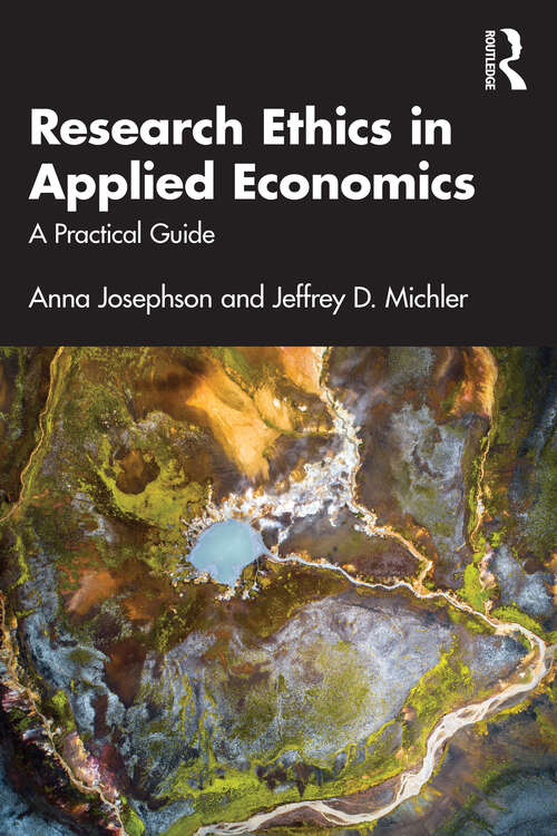 Book cover of Research Ethics in Applied Economics: A Practical Guide