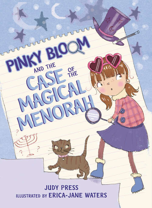 Book cover of Pinky Bloom and the Case of the Magical Menorah (Pinky Bloom)