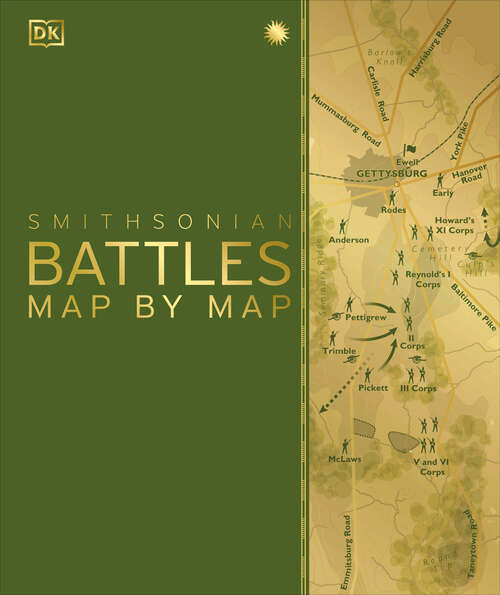 Book cover of Battles Map by Map (DK History Map by Map)