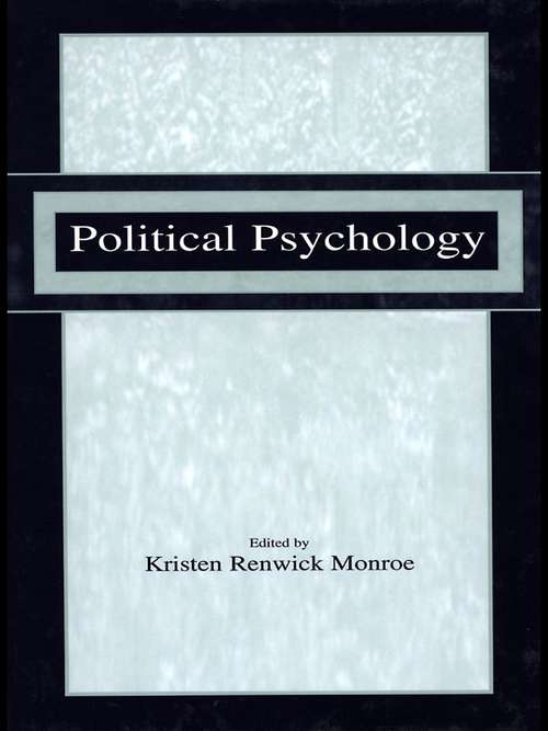 Book cover of Political Psychology