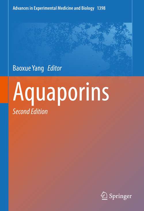 Book cover of Aquaporins (2nd ed. 2023) (Advances in Experimental Medicine and Biology #1398)