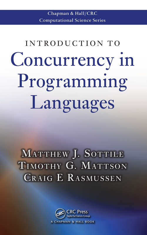 Book cover of Introduction to Concurrency in Programming Languages