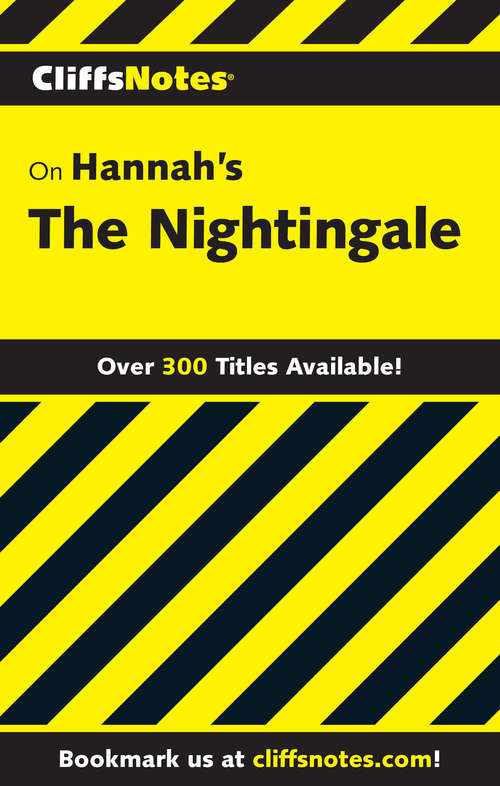 Book cover of CliffsNotes on Hannah's The Nightingale