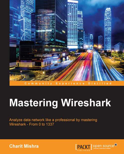 Book cover of Mastering Wireshark